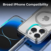MagSafe Clear Shockproof Case for iPhone 16 15 14 Pro Max